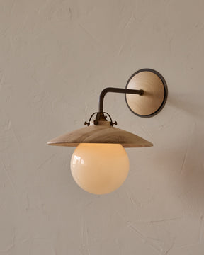 Edmund Wall Sconce - Clear Maple