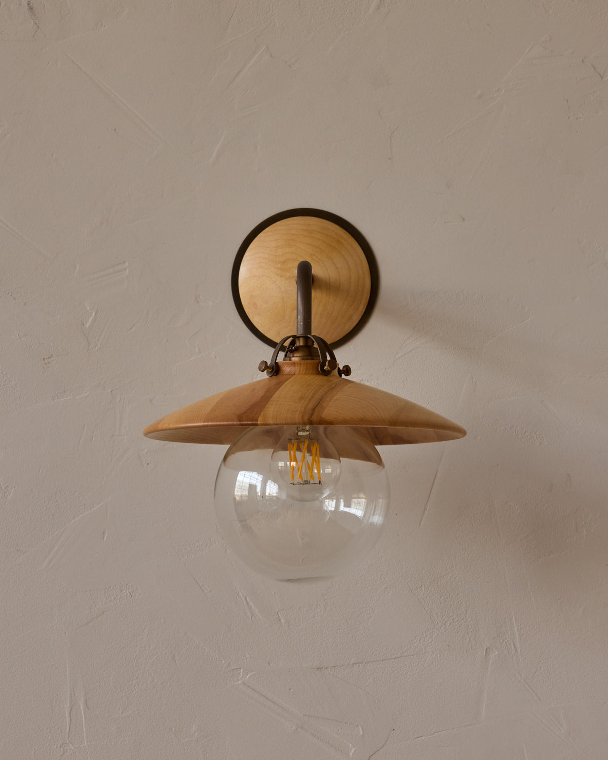 Edmund Wall Sconce - Natural Maple