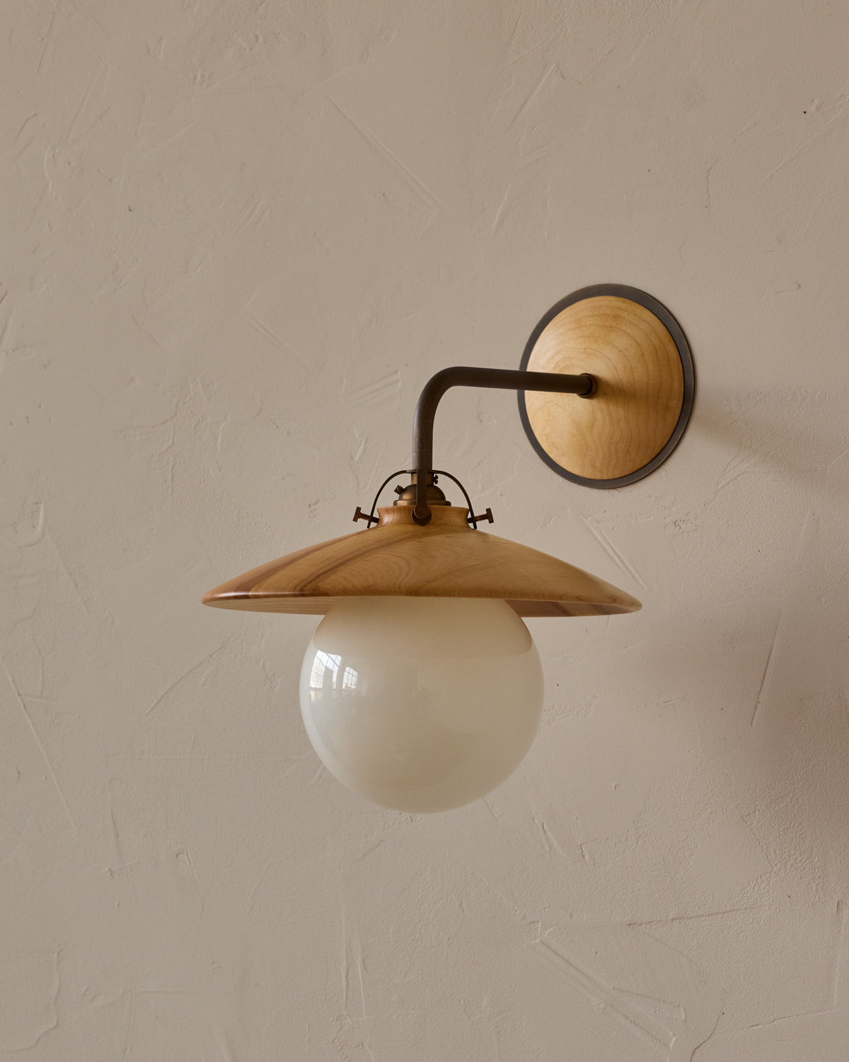 Edmund Wall Sconce - Natural Maple