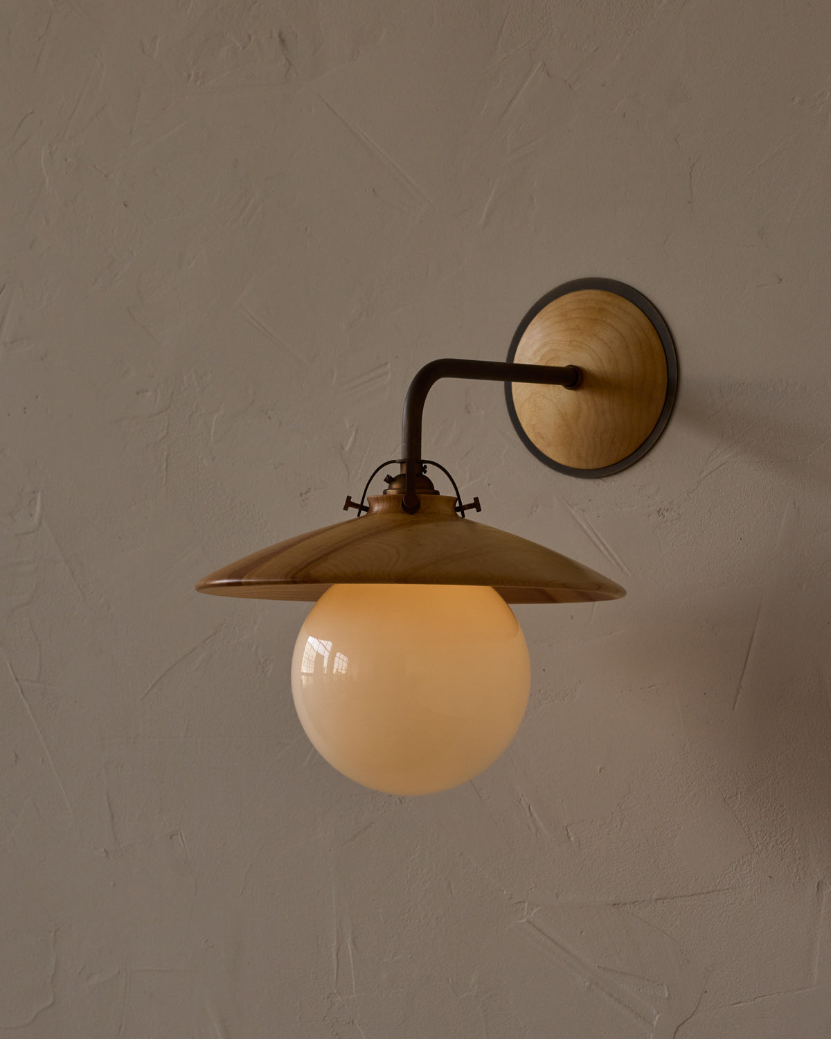 Edmund Wall Sconce - Natural Maple