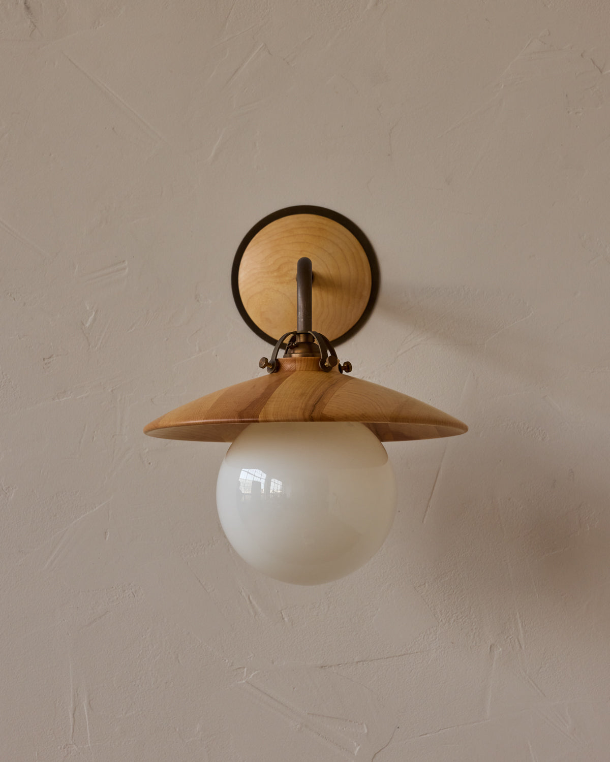 Edmund Wall Sconce - Natural Maple