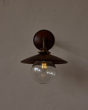 Edmund Wall Sconce - Black Walnut
