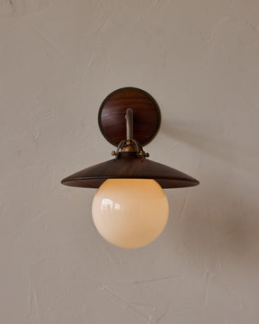 Edmund Wall Sconce - Black Walnut