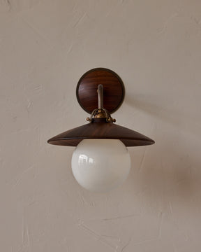 Edmund Wall Sconce - Black Walnut