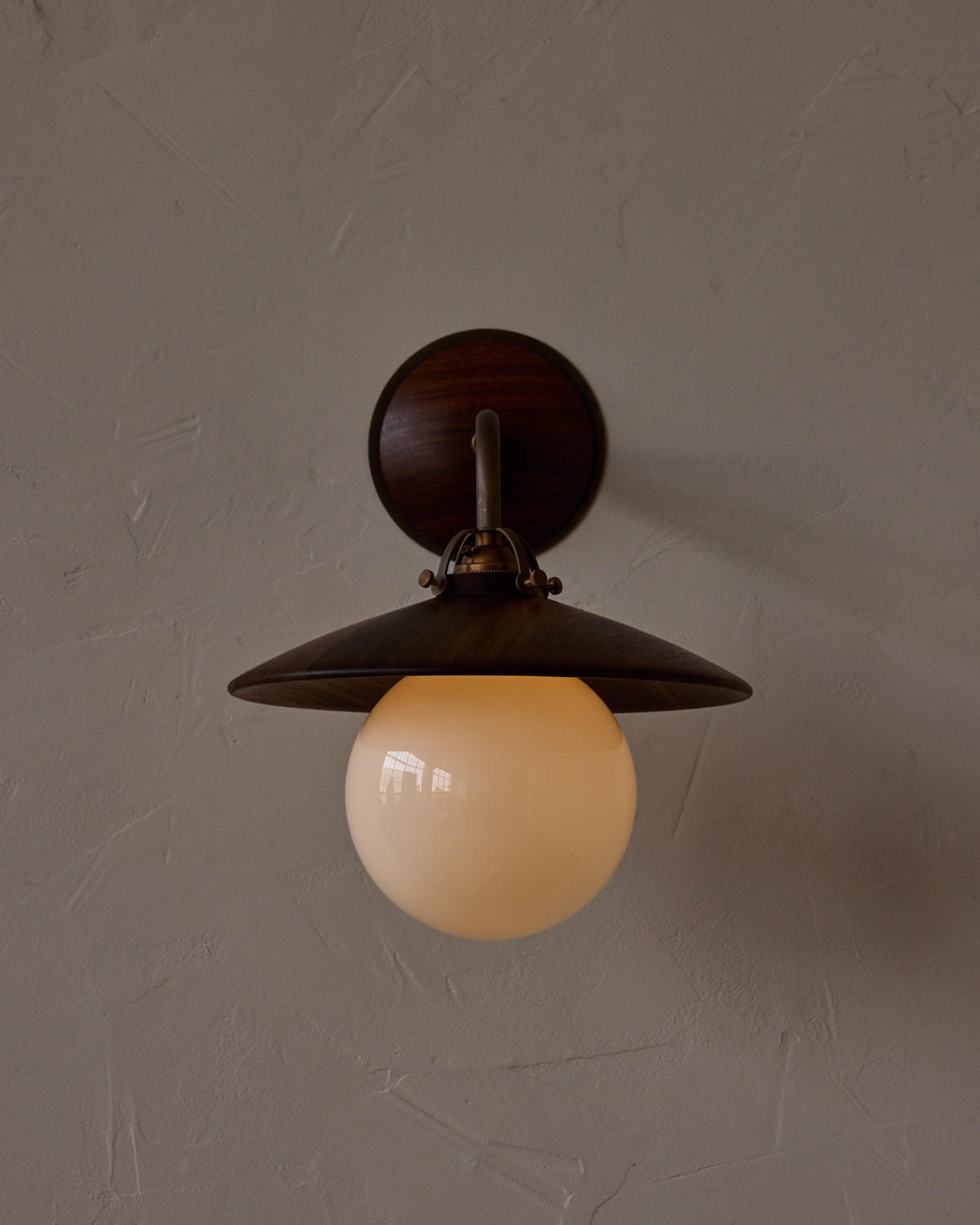 Edmund Wall Sconce - Black Walnut