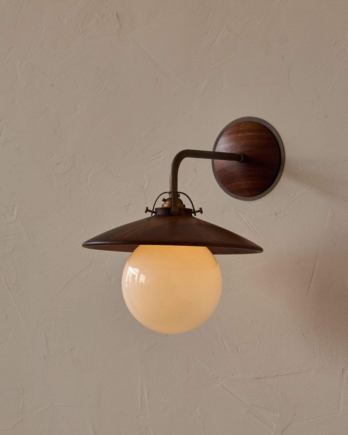 Edmund Wall Sconce - Black Walnut