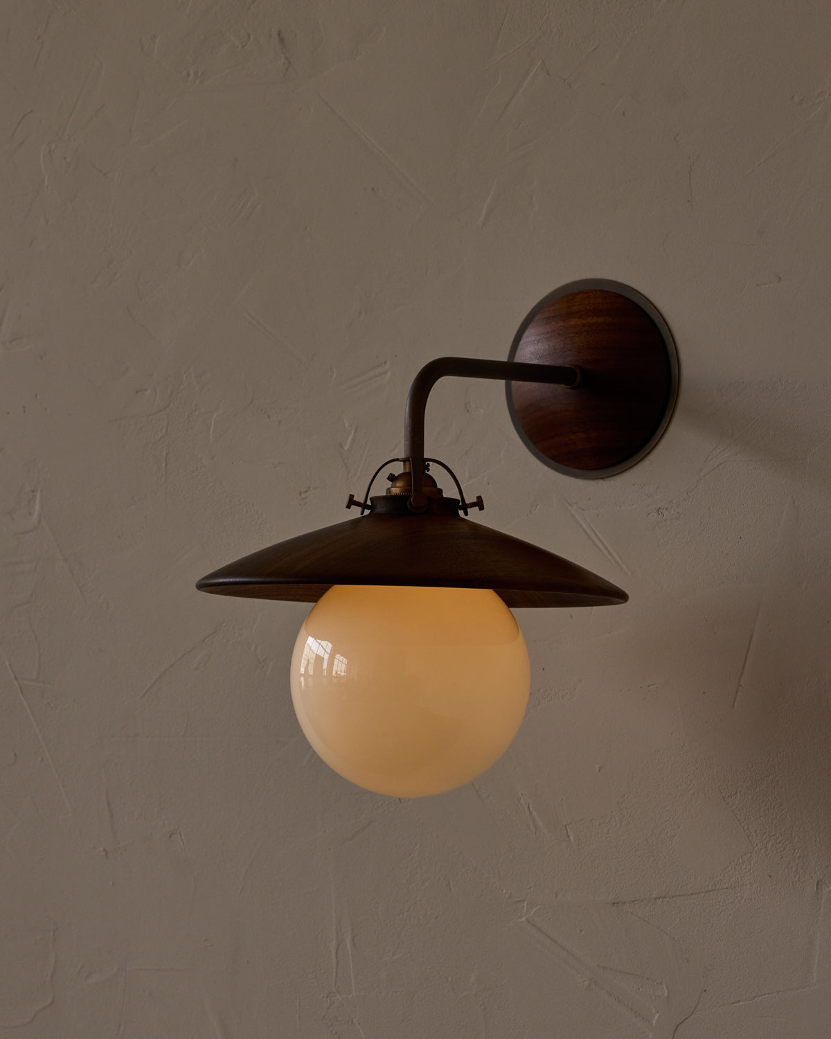 Edmund Wall Sconce - Black Walnut