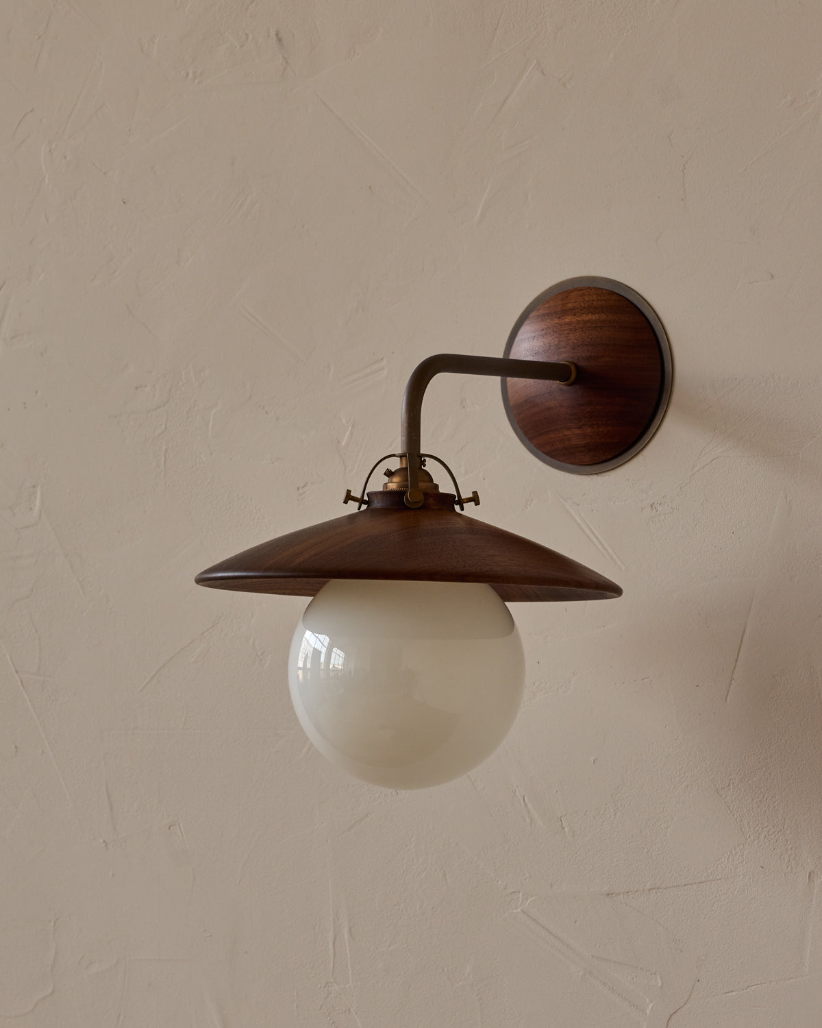 Edmund Wall Sconce - Black Walnut