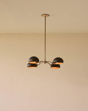 Baker Chandelier - Four Arm - Antique Brass