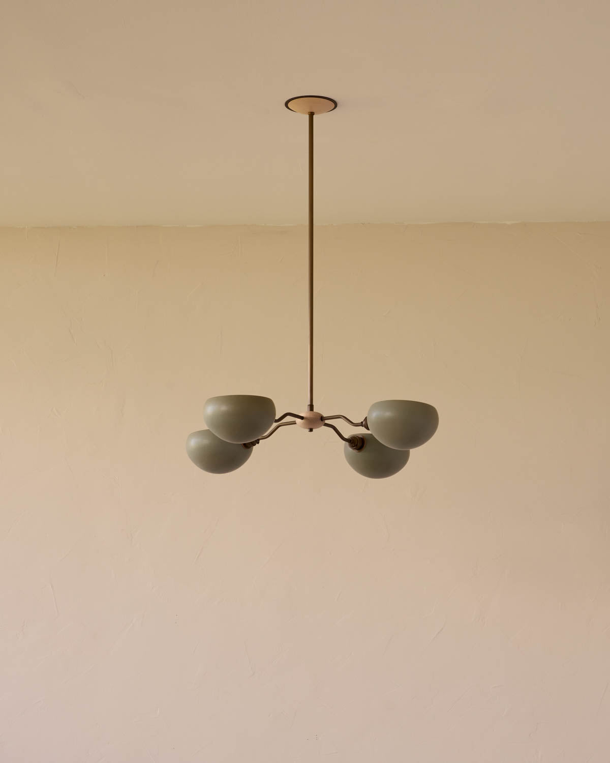 Baker Chandelier - Four Arm - Antique Brass