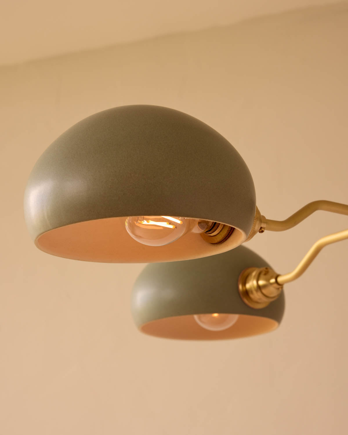 Baker Chandelier - Four Arm - Satin Brass