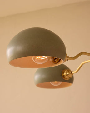 Baker Chandelier - Four Arm - Satin Brass