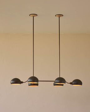 Baker Chandelier - Six Arm - Antique Brass