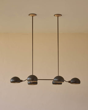 Baker Chandelier - Six Arm - Antique Brass