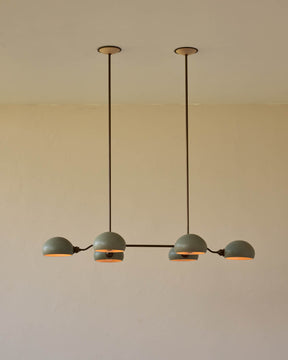 Baker Chandelier - Six Arm - Antique Brass