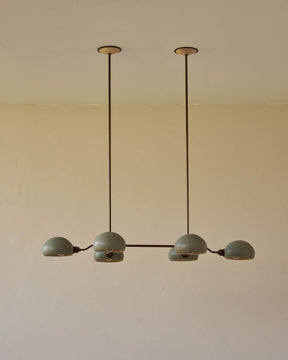 Baker Chandelier - Six Arm - Antique Brass