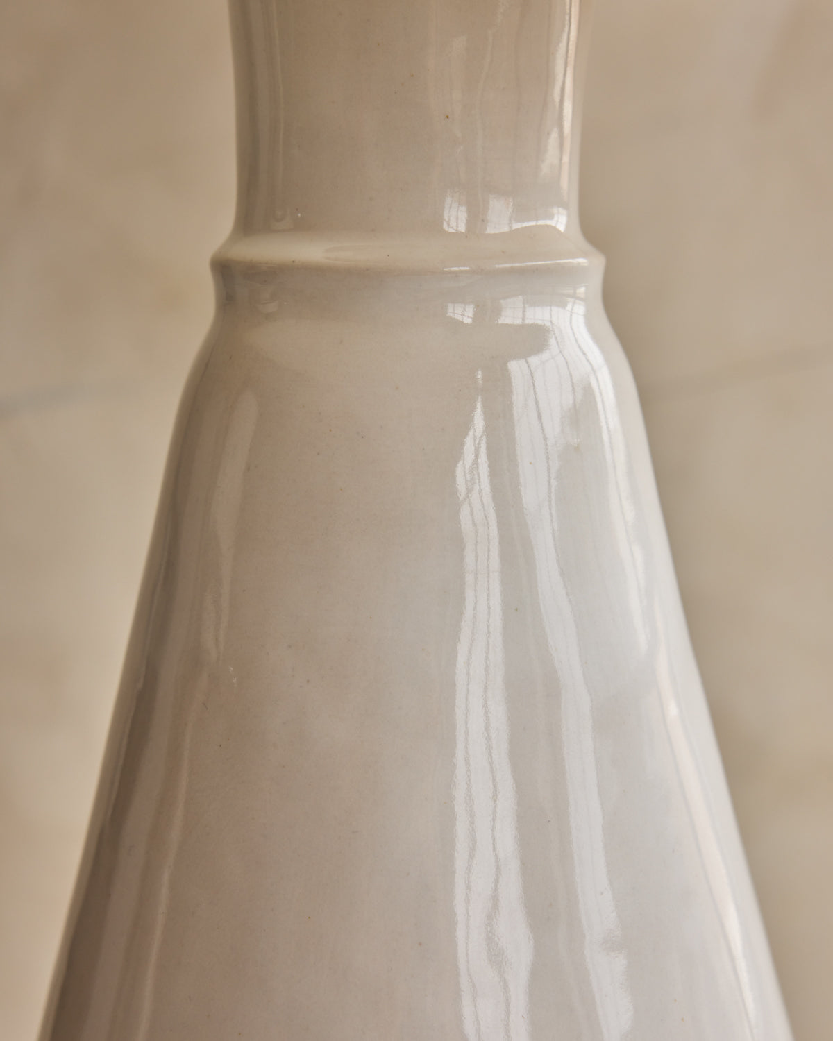 Ceramic Table Lamp - Salt Ring