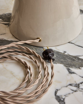 Ceramic Table Lamp - Salt Ring