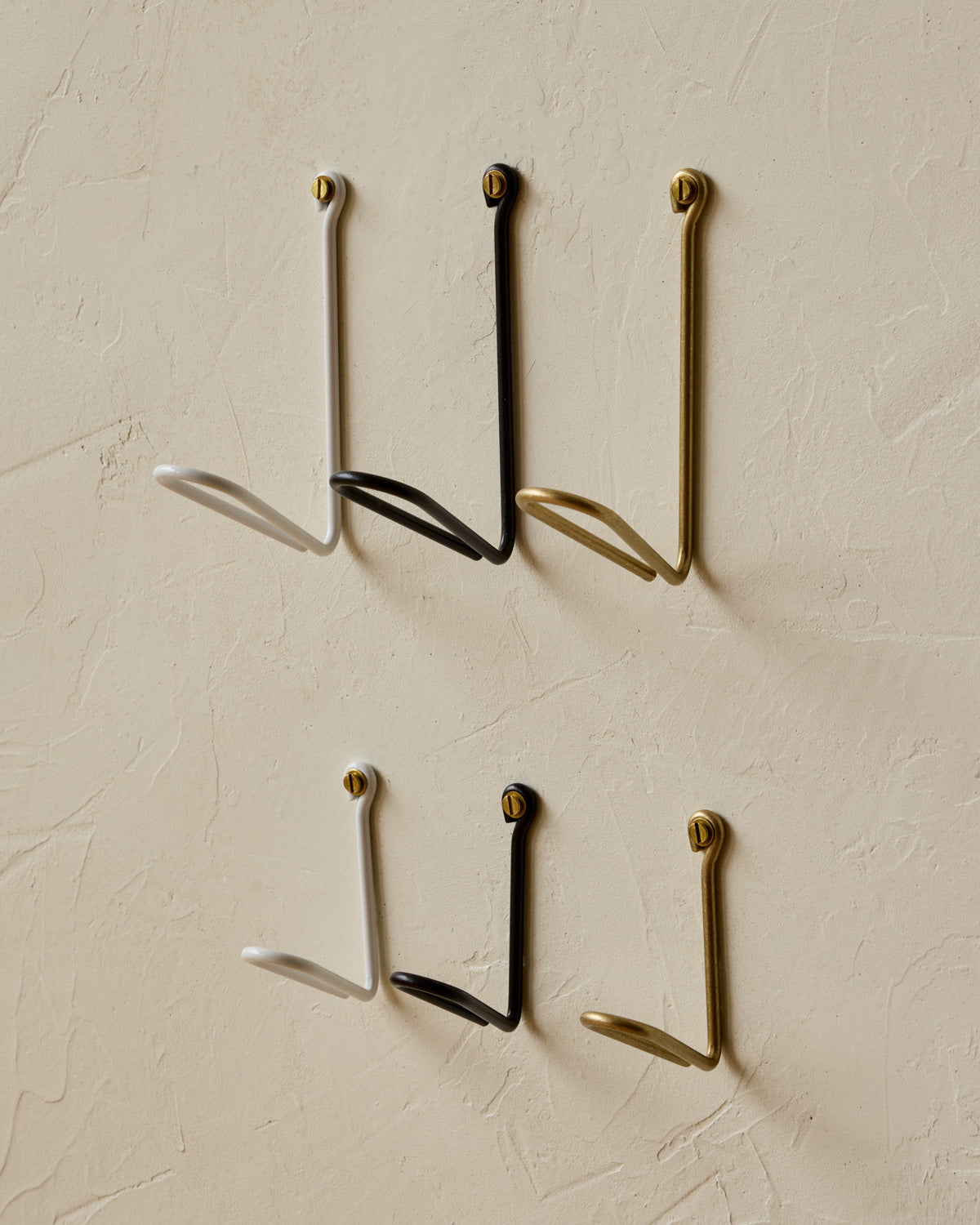 Wendel Wire Hook - Brass