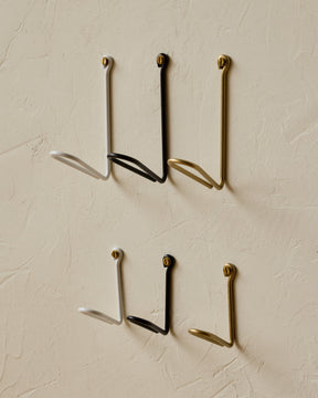 Wendel Wire Hook - Brass