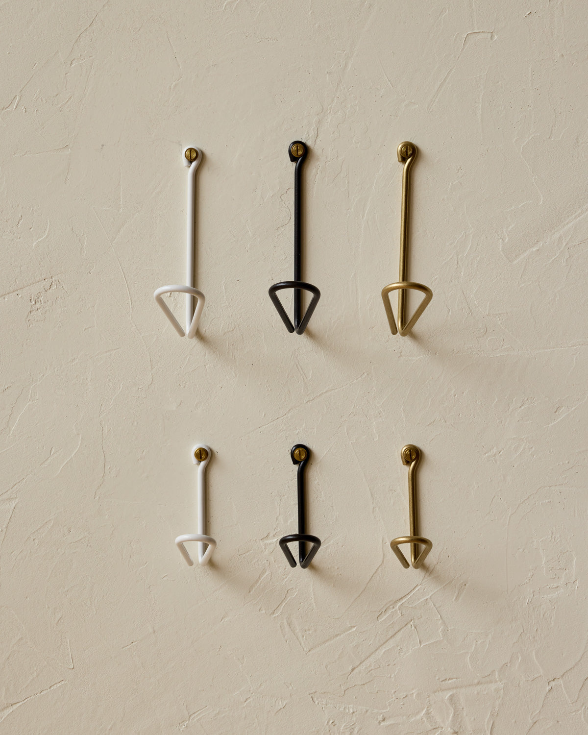 Wendel Wire Hook - Brass