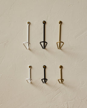 Wendel Wire Hook - Brass