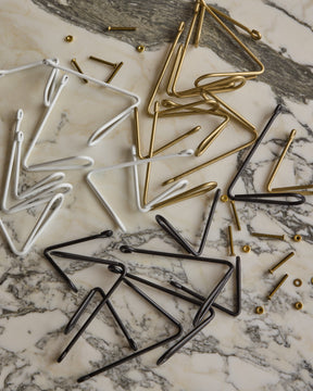 Wendel Wire Hook - Brass