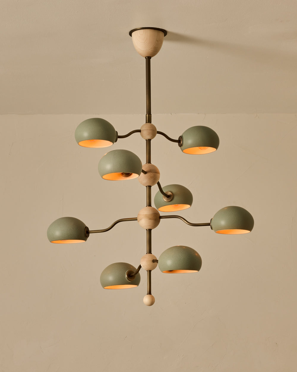 #shade-color_olivine #Metal-+-Wood-Finish_Antique Brass / Clear Maple