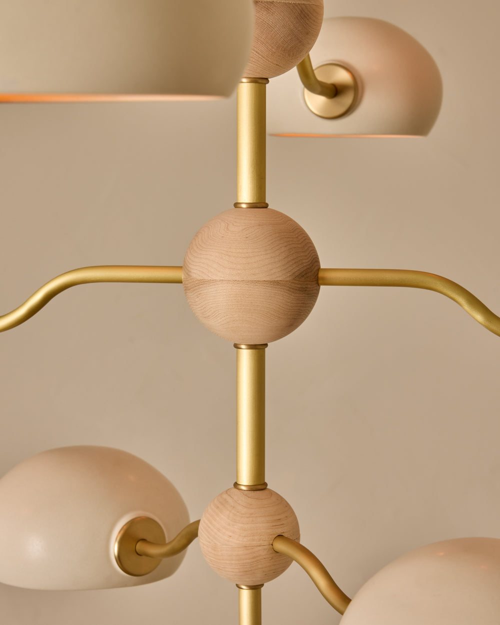 #shade-color_dove #Metal-+-Wood-Finish_Satin Brass / Clear Maple
