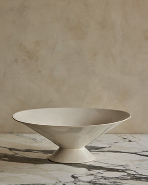 Ceramic Pedestal Bowl - Salt