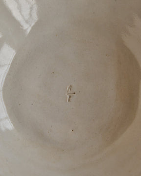 Ceramic Pedestal Bowl - Salt