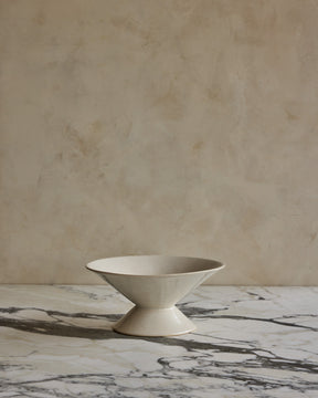 Ceramic Pedestal Bowl - Salt