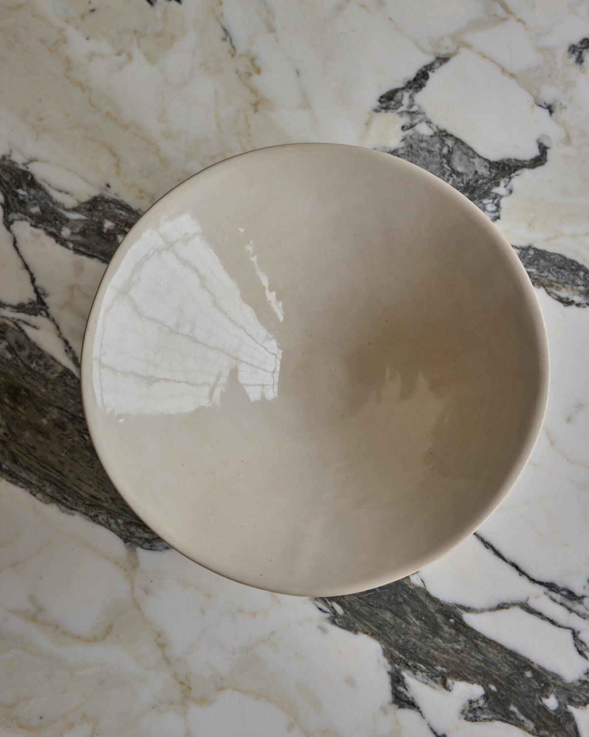 Ceramic Pedestal Bowl - Salt