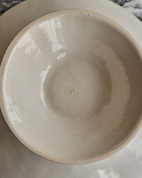 Ceramic Pedestal Bowl - Salt