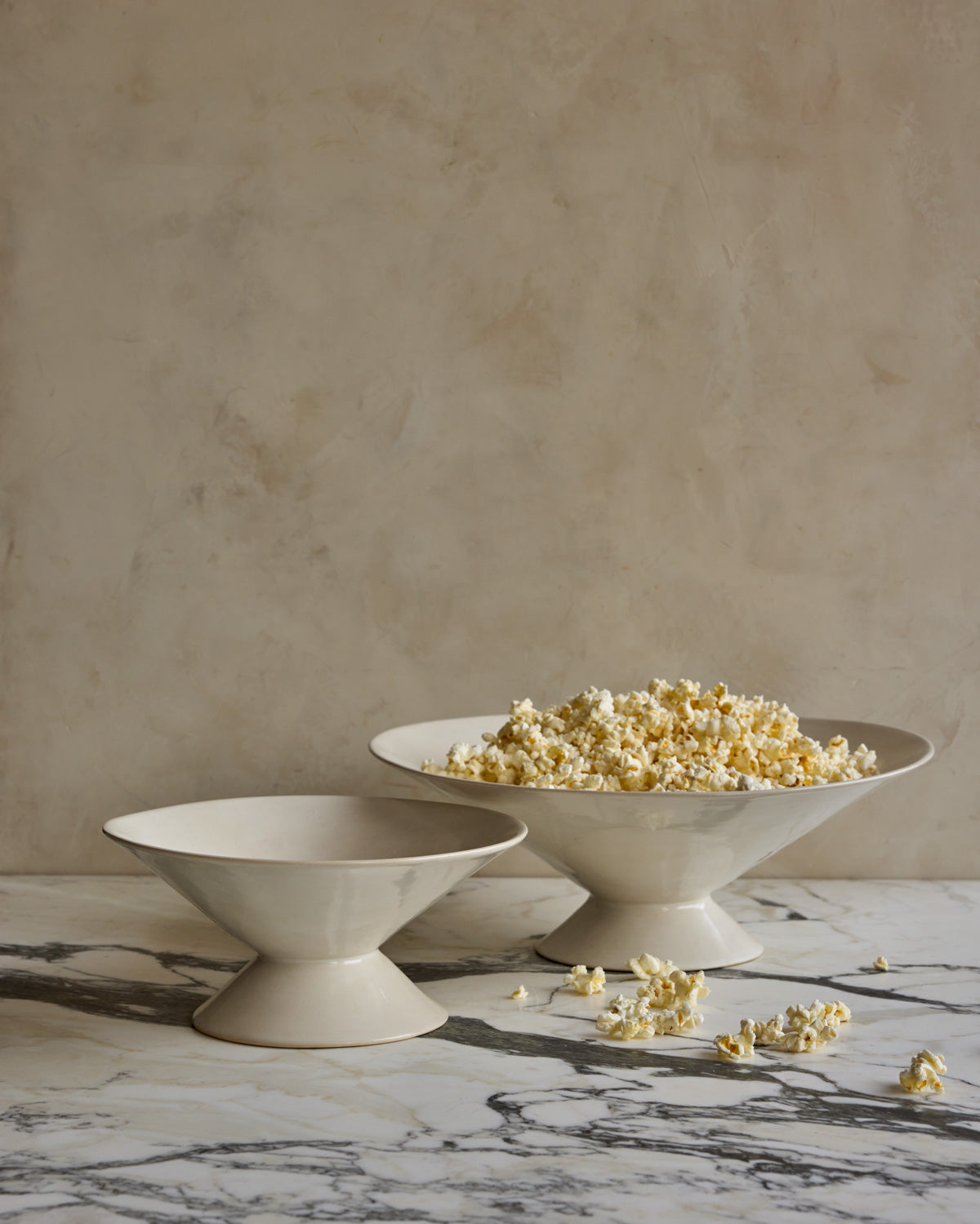 Ceramic Pedestal Bowl - Salt