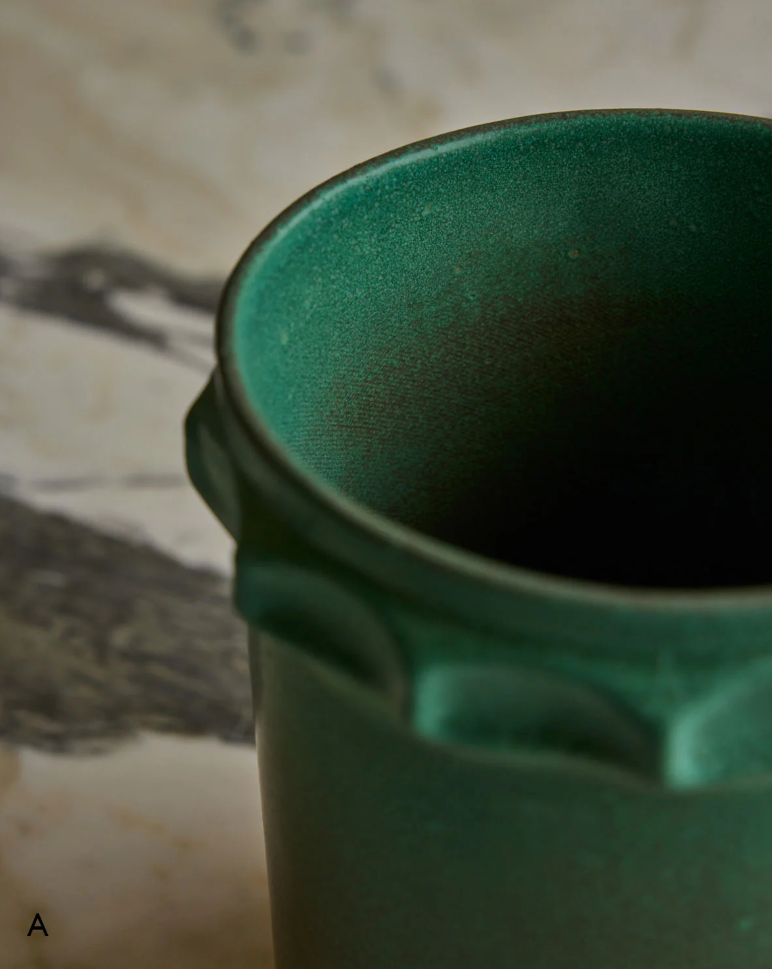 Hand Built Ceramic Chain Vessel in Copper