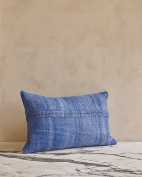 Makun Pillow - Blue Stitch