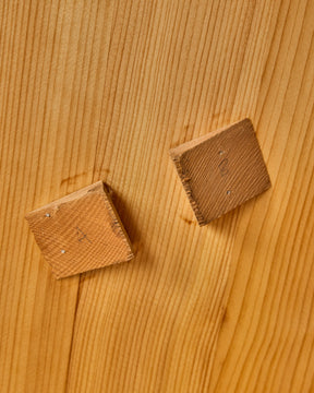 1980s French Pinewood Dining Table