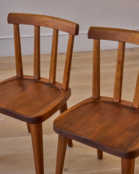 Pair of Utö Chairs by Axel Einar Hjorth
