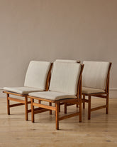 Set of 1960s Oak Lounge Chairs