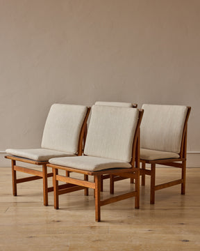 Set of 1960s Oak Lounge Chairs