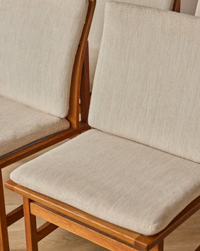 Set of 1960s Oak Lounge Chairs