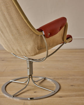 'Jetson' Swivel Lounge Chair by Bruno Mathsson for DUX