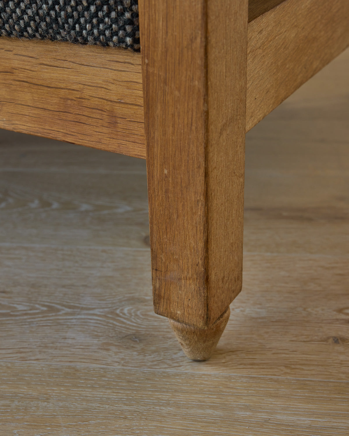 Mid-Century Angular Sofa by Guillerme and Chambron