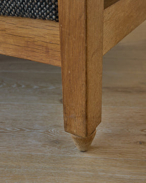 Mid-Century Angular Sofa by Guillerme and Chambron