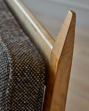 Mid-Century Angular Sofa by Guillerme and Chambron