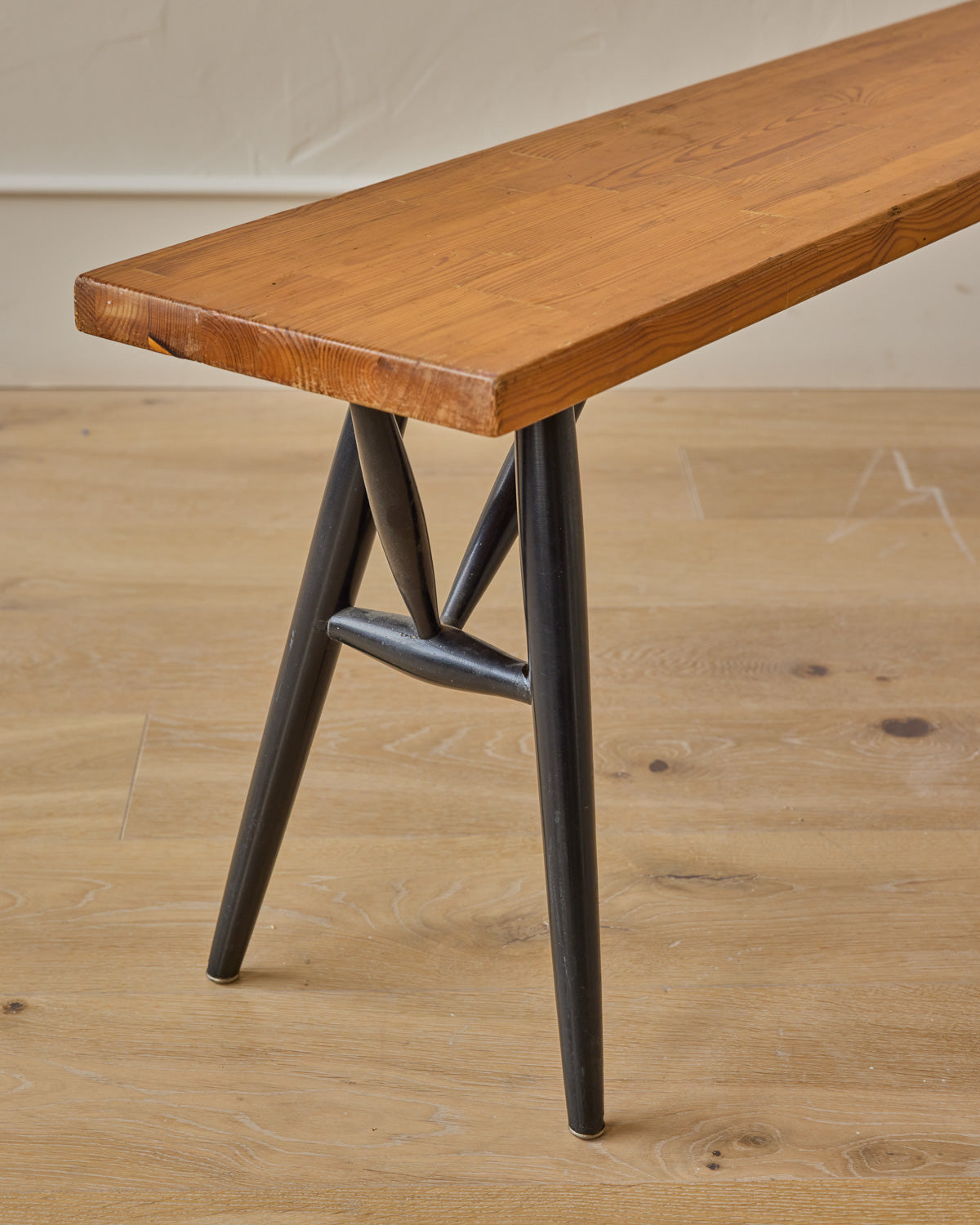 'Pirkka' Pine Dining Table + Benches by Ilmari Tapiovaara