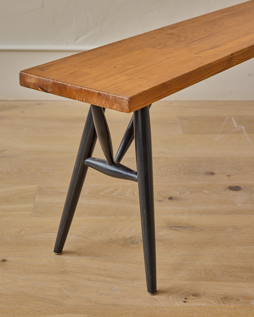 'Pirkka' Pine Dining Table + Benches by Ilmari Tapiovaara