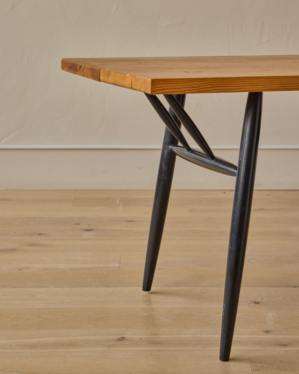 'Pirkka' Pine Dining Table + Benches by Ilmari Tapiovaara