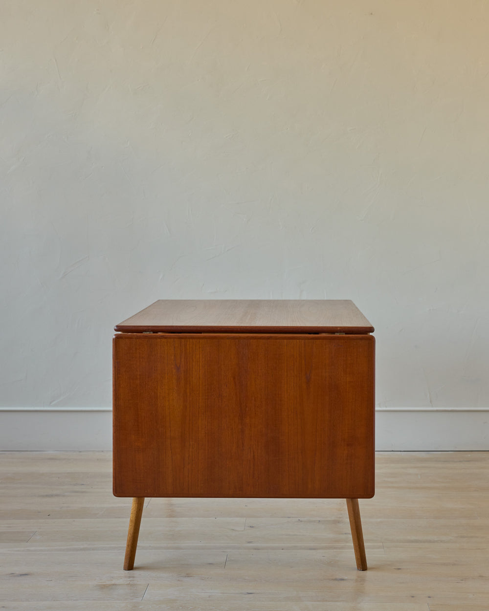 1950s Danish Oak + Teak Desk by Poul Volther